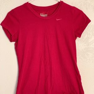 Nike Pink Dri-Fit Cotton Tee